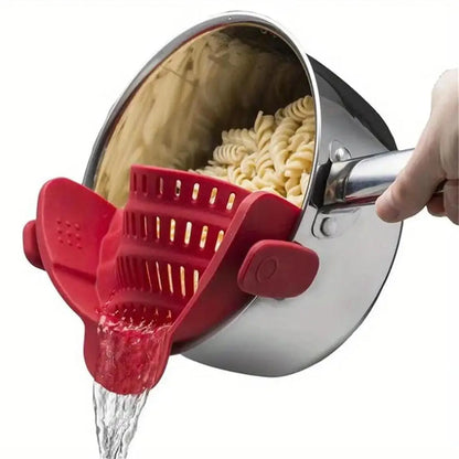Adjustable Silicone Kitchen Colander Clip