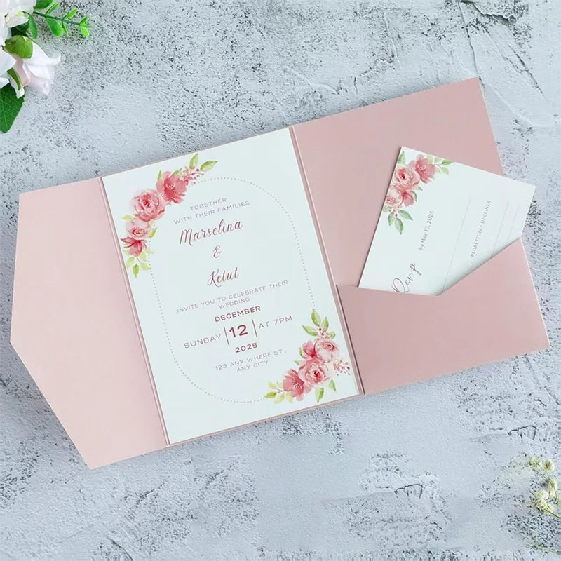 Premium 250g Green Invitation Envelopes