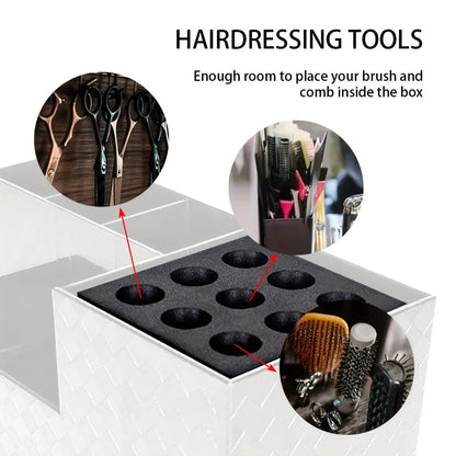 Professional Barber Scissors Holder Organizer