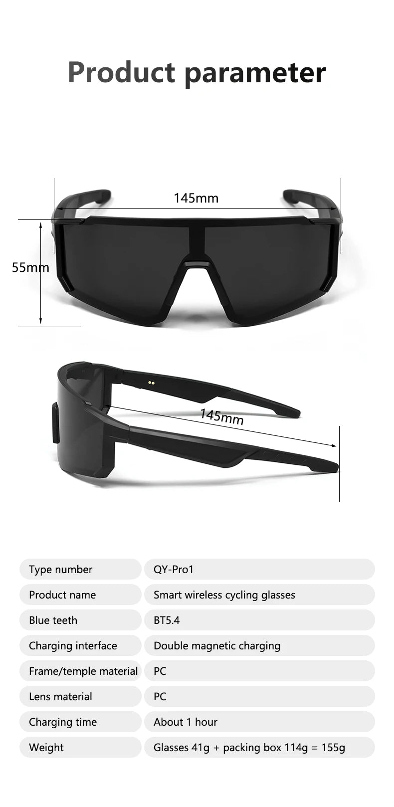 Smart Bluetooth Audio Glasses