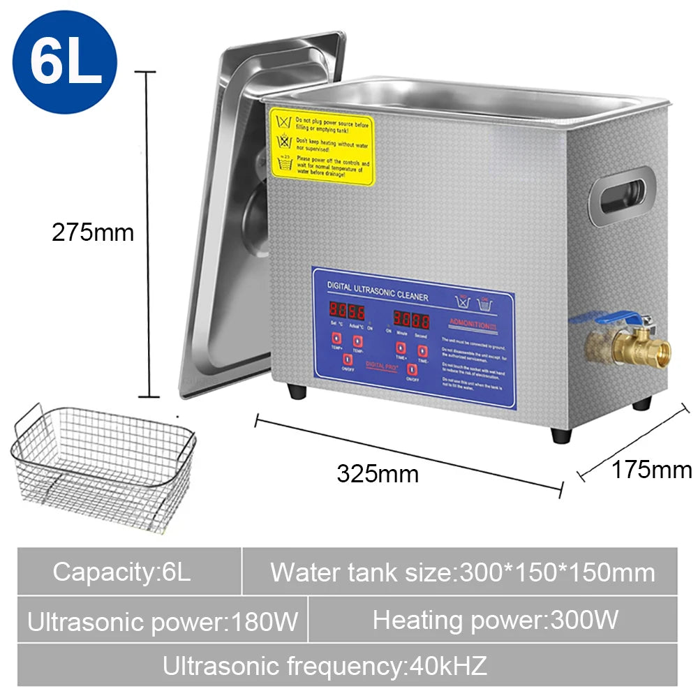 Ultrasonic Heated Cleaning Machine