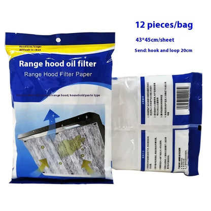 Disposable Non-Woven Grease Filter for Kitchen Range Hoods and Cooker Hoods