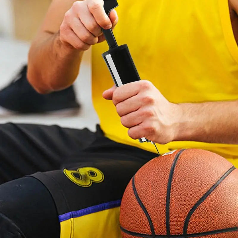 Practical Household Accessory – Handheld Sports Ball Pump With Needle