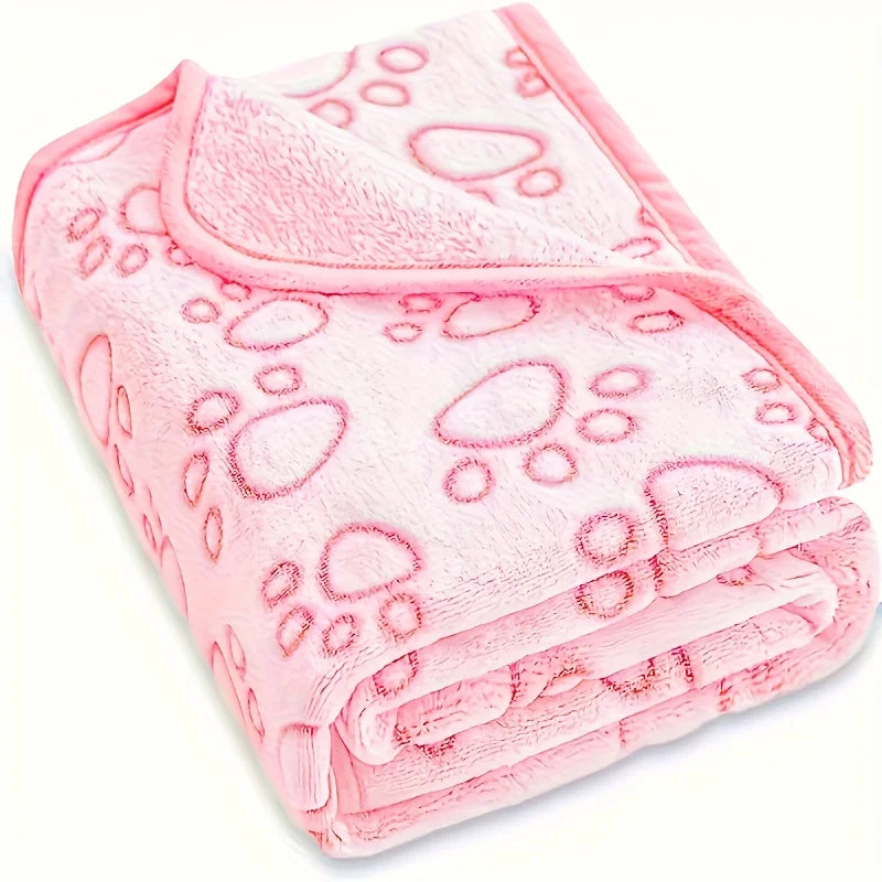 Soft Flannel Fleece Pet Blanket Mat