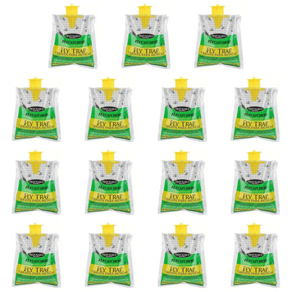 Disposable Hanging Fly Trap Bag with Water-Soluble Bait for Outdoor Use