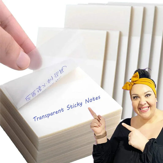 Transparent Waterproof Sticky Notes