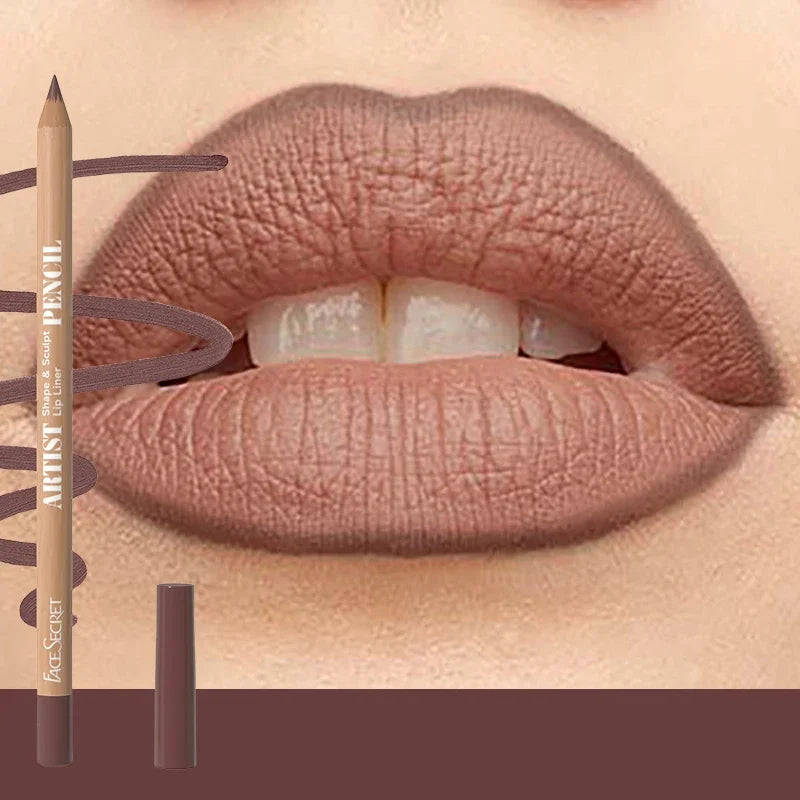 18 Color Lip Liner Pencil Set