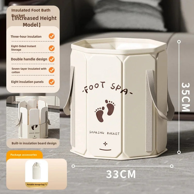 Portable Folding Foot Bath Bucket
