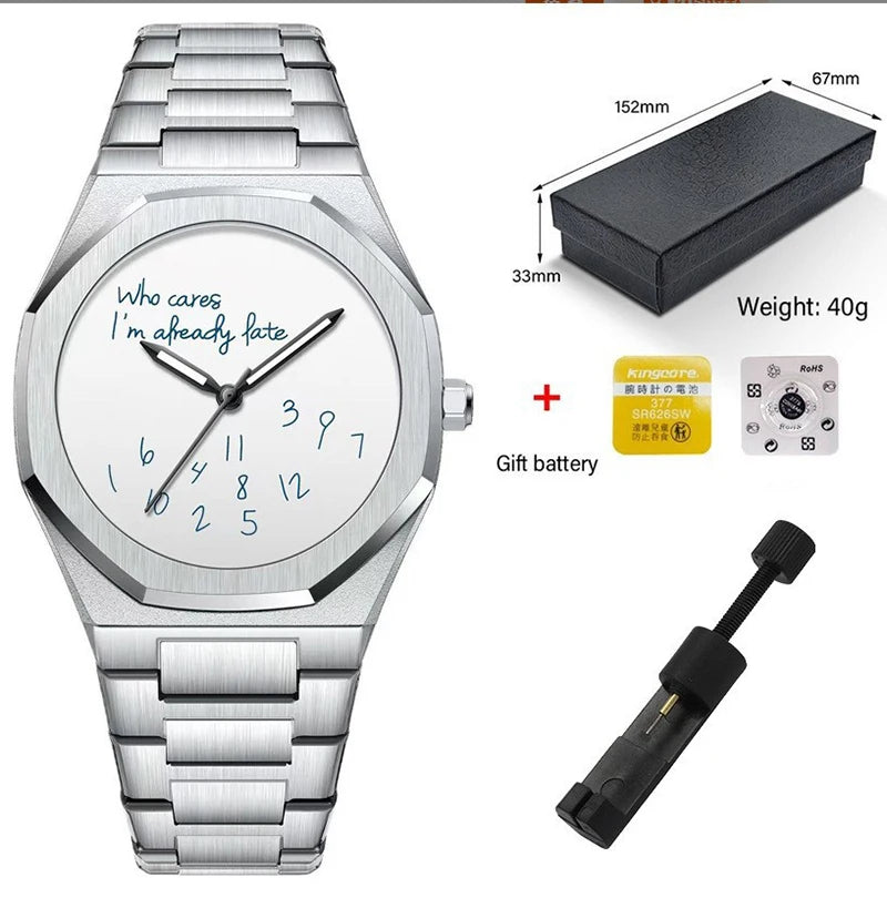 Luxury Men's Quartz Business Casual Steel Watch
