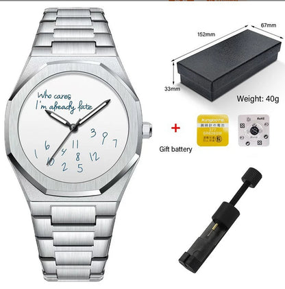 Luxury Men's Quartz Business Casual Steel Watch