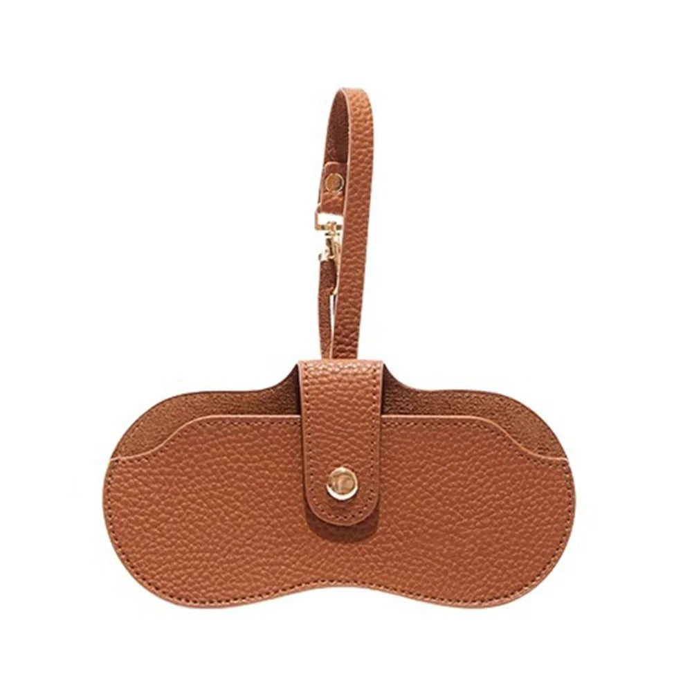 Magnetic Leather Glasses Case