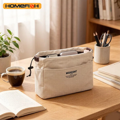 Canvas Cosmetic Storage Bag