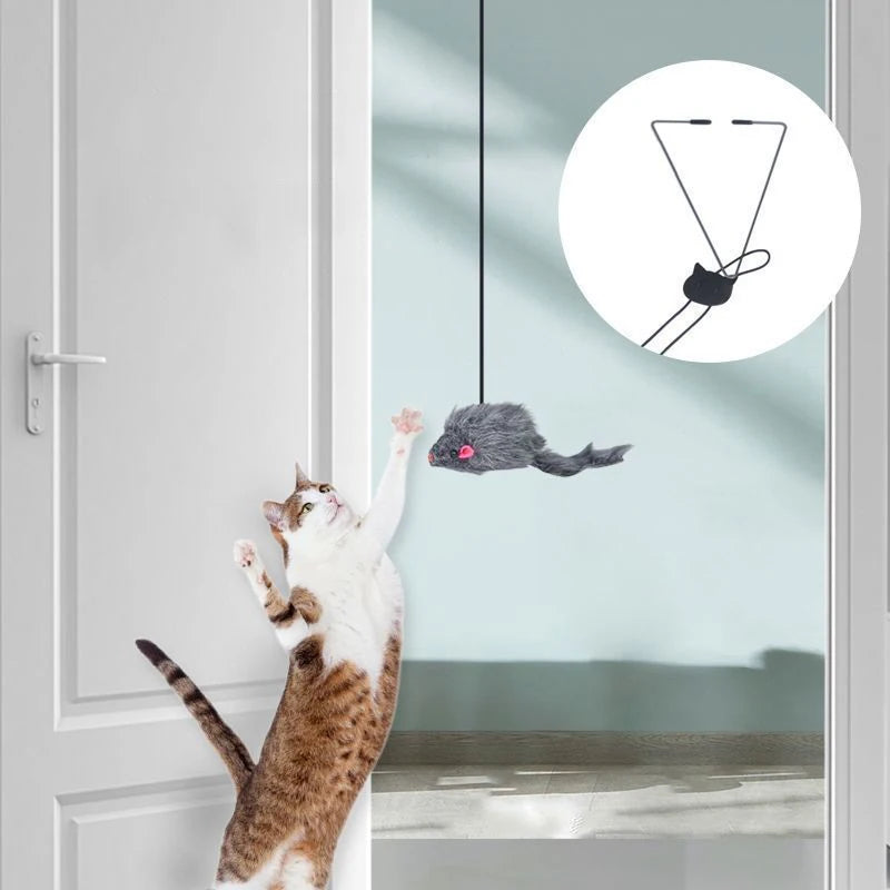 Door Hanging Cat Toy – Plush Interactive Stress Relief Toy