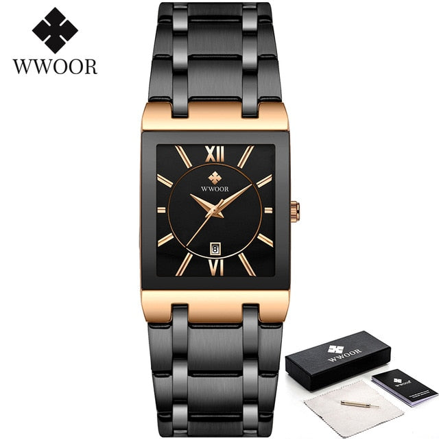 WWOOR Brand Luxury Gold Bracelet for Men