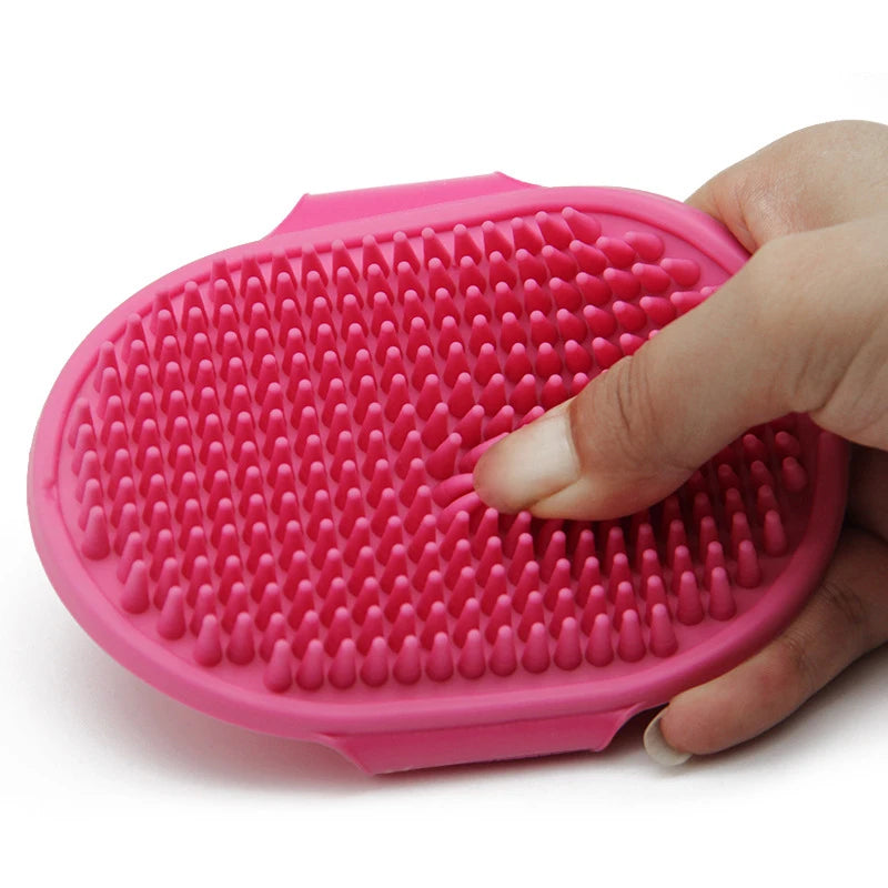 Silicone Pet Grooming & Bath Brush