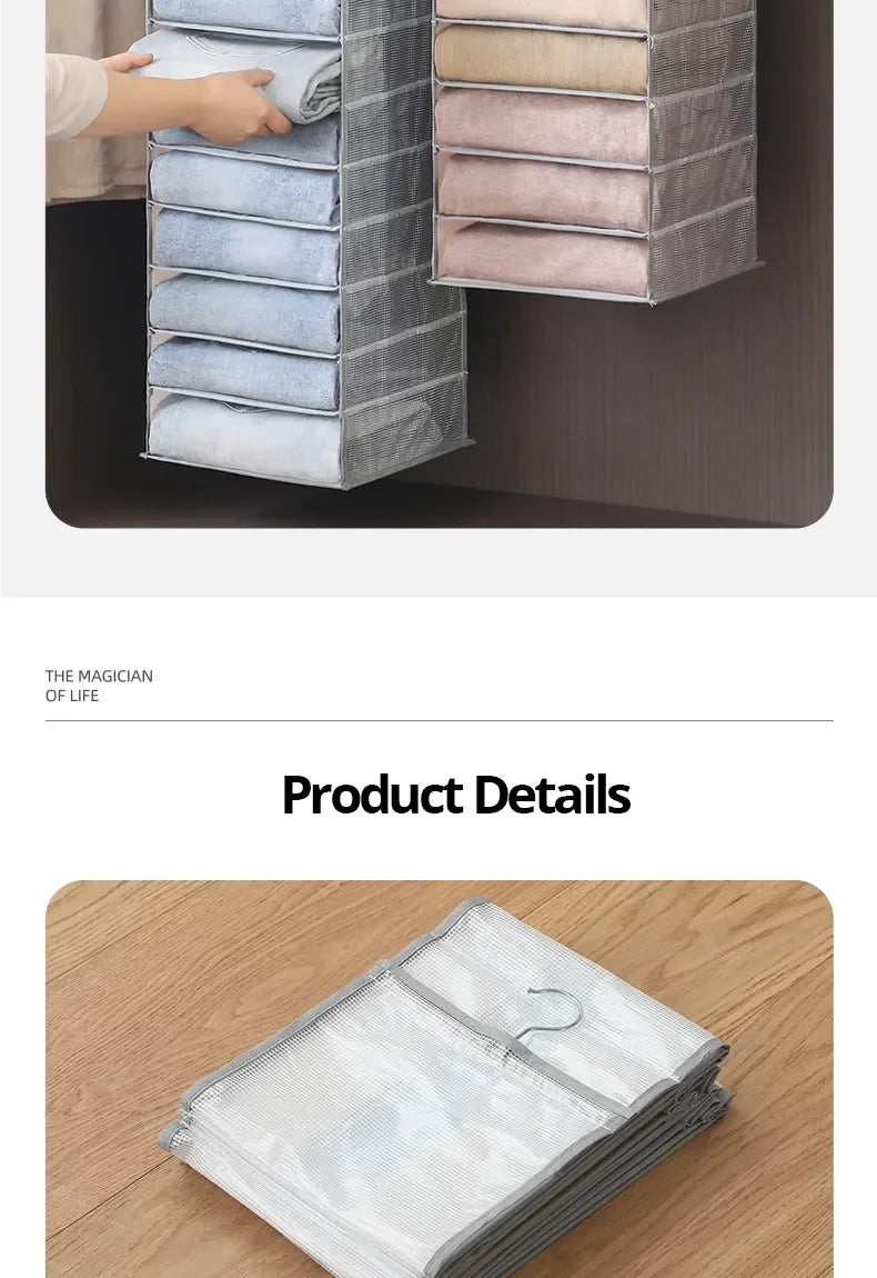 Hanging Wardrobe Organizer