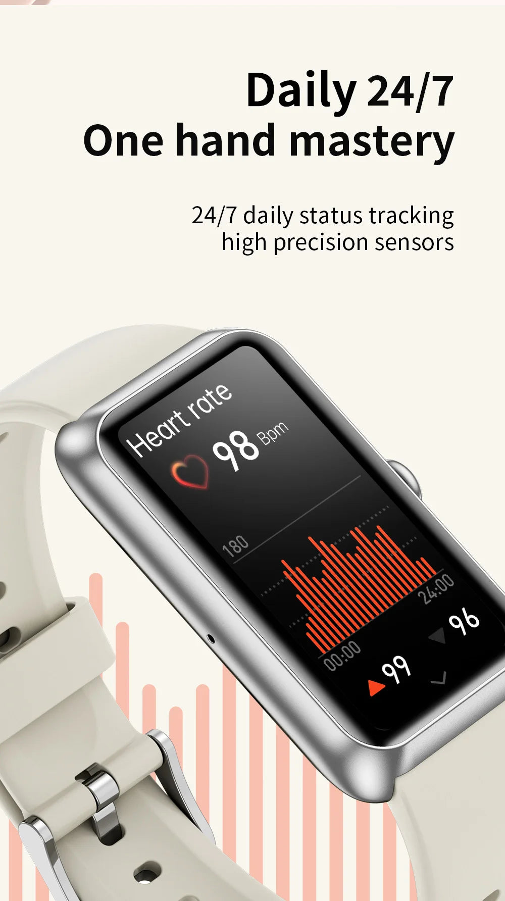 Bluetooth Health & Sports Smartwatch with Custom Dial