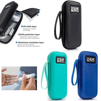 Insulin Cooler Travel Case with Temperature Display