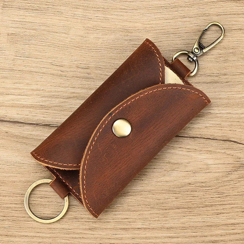 Genuine Leather Key Organizer Case