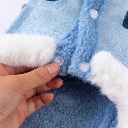 Winter Warm Fleece Pet Jacket for Dogs & Cats