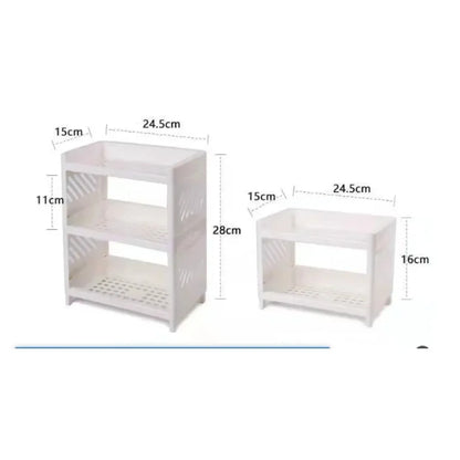 Modern 2-Tier Desk Storage Organizer