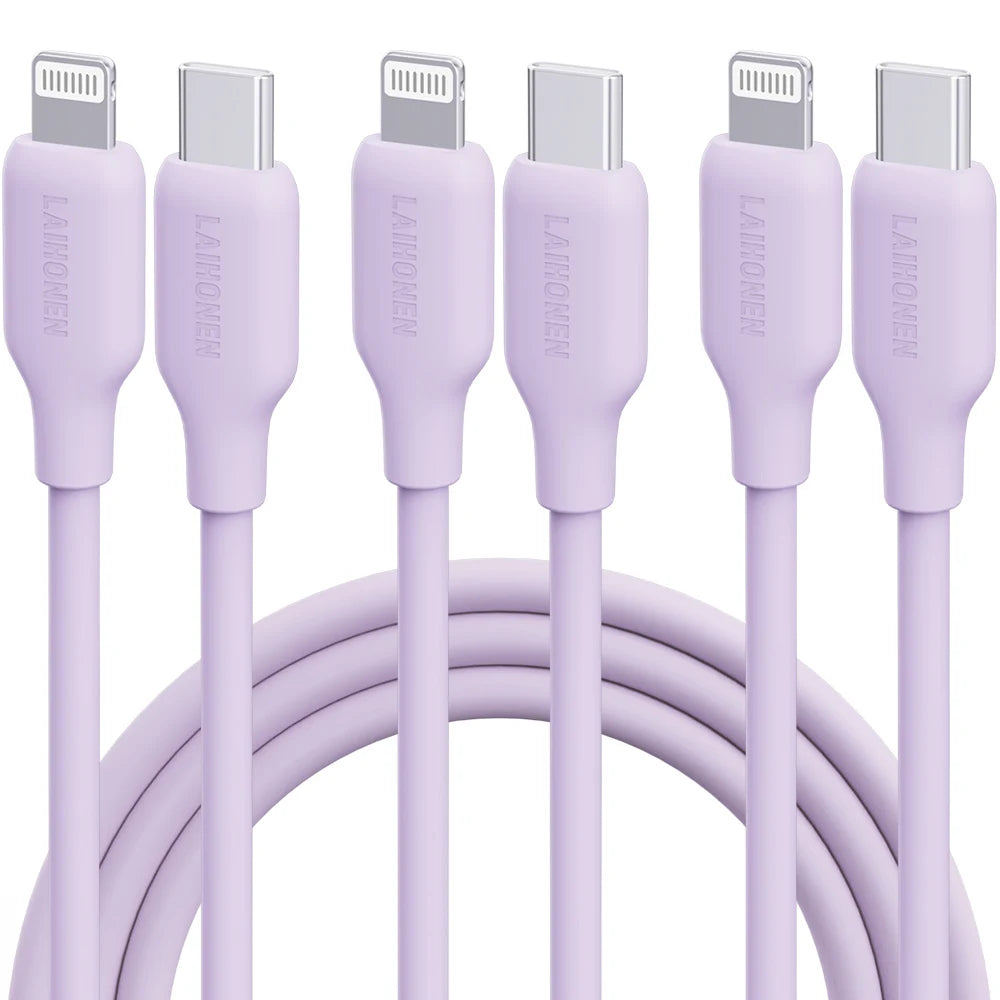 Silicone Lightning Fast Charge Cable