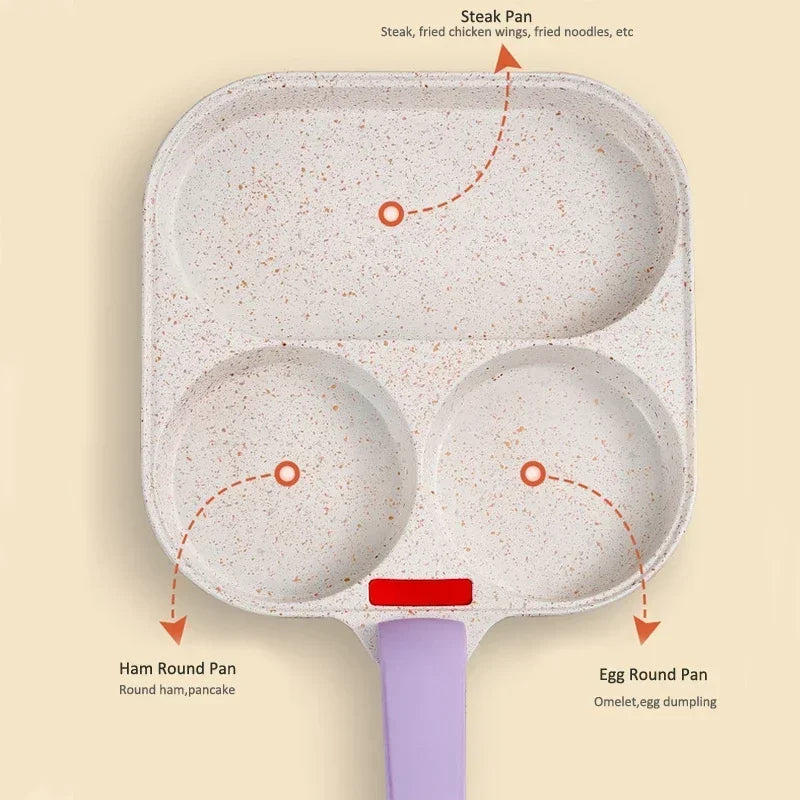 3-Cup Non-Stick Egg & Pancake Frying Pan