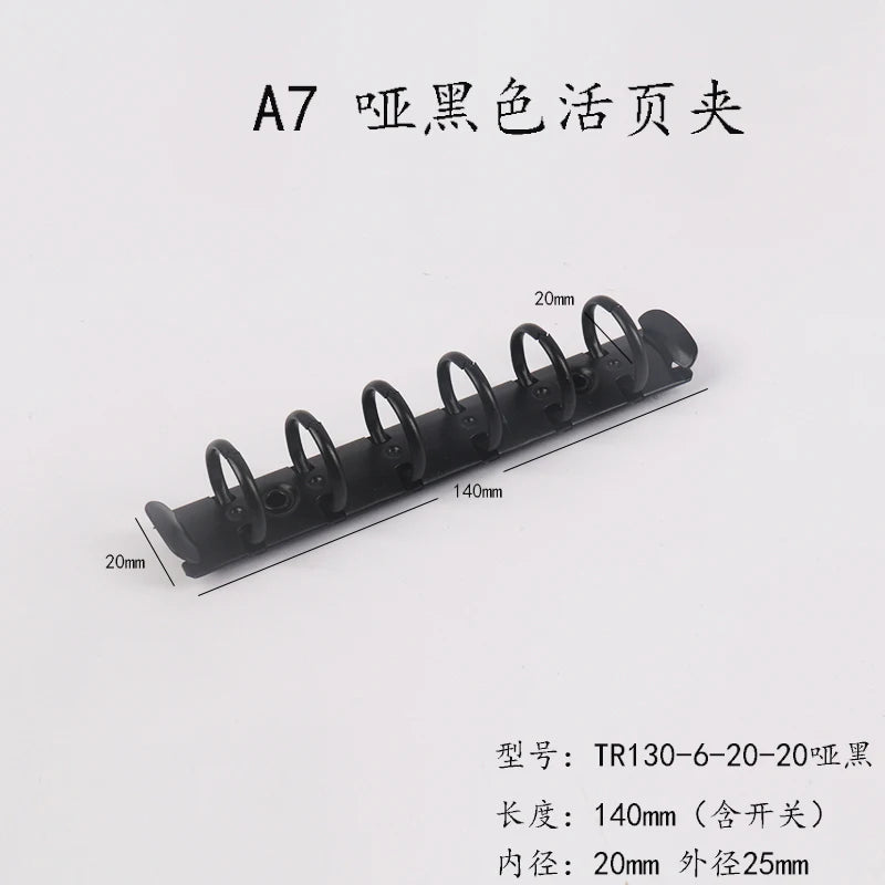A7 Ring Binder Mechanism – Mini Loose Leaf Notebook Rings with Screws
