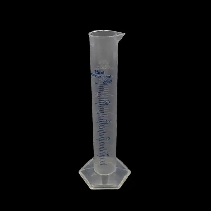 Plastic Graduated Measuring Cylinder with Hexagonal Base