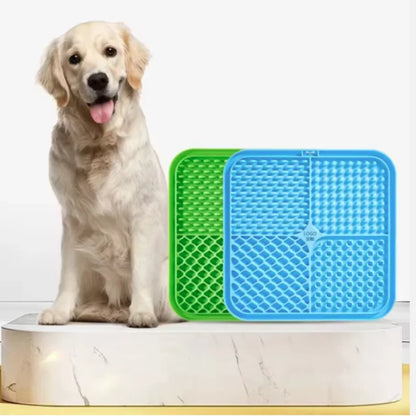 Slow Feeder & Bath Distraction Mat for Dogs