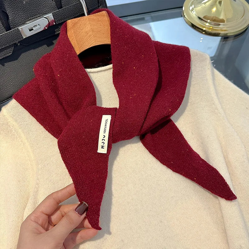Women’s 100% Wool Triangle Scarf