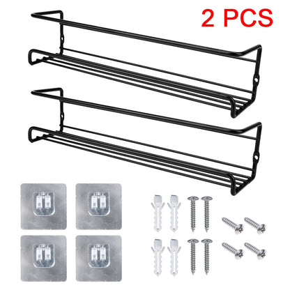 Wall Mounted Spice Rack Set