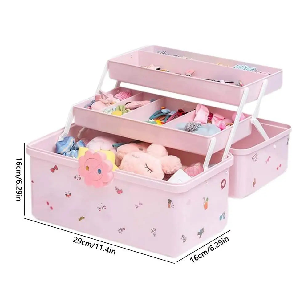 3-Layer Jewellery & Hair Accessories Organiser