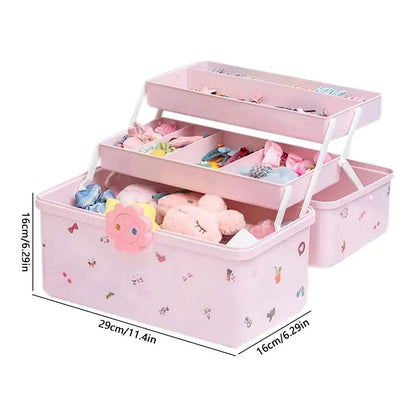 3-Layer Jewellery & Hair Accessories Organiser