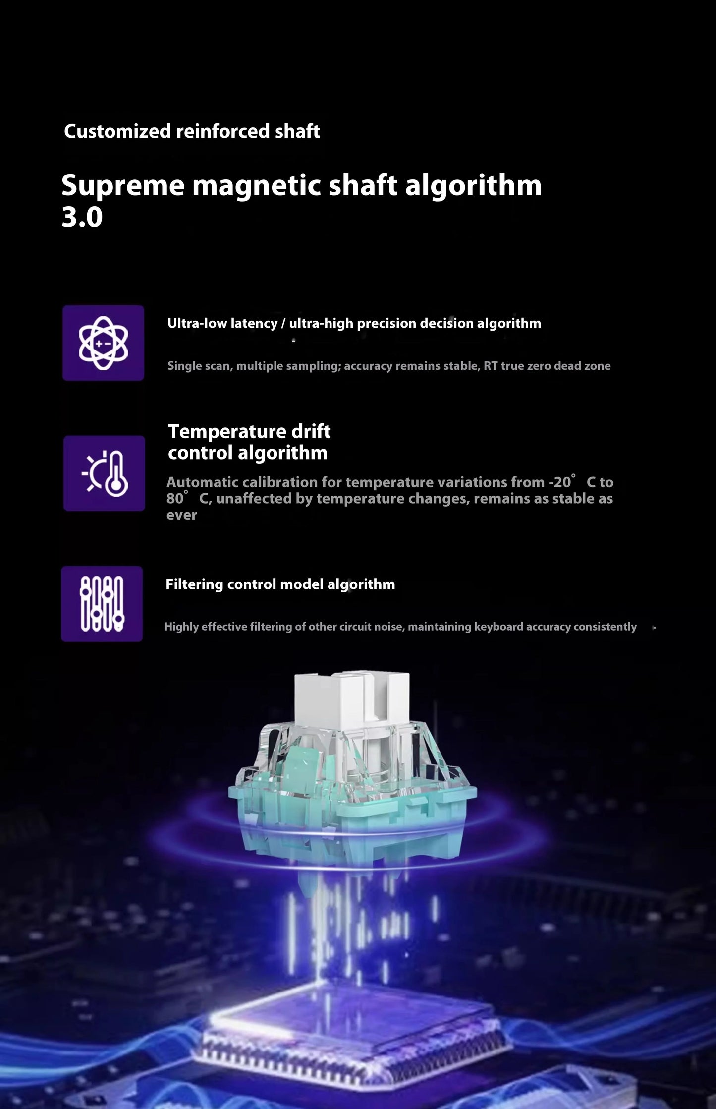 Magnetic Switch Single-Handed Mechanical Gaming Keyboard