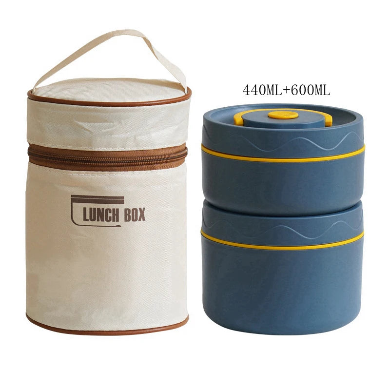 Insulated Stainless Steel Lunch Container Set