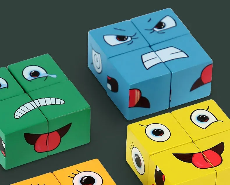 Emotion Expression Block Puzzle Game