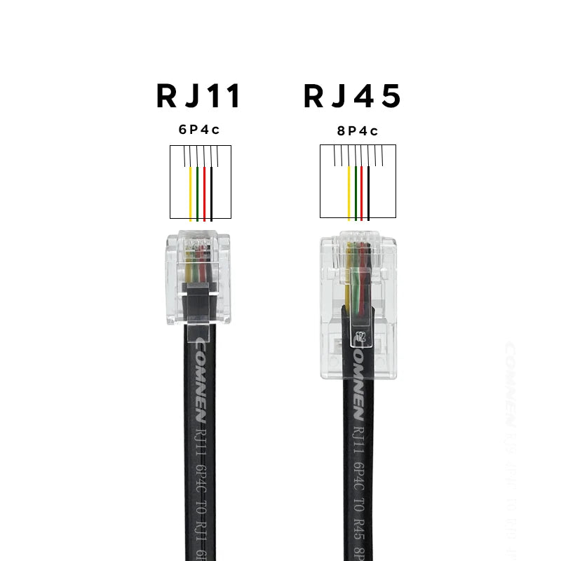 COMNEN RJ11 to RJ45 Telephone Data Cable