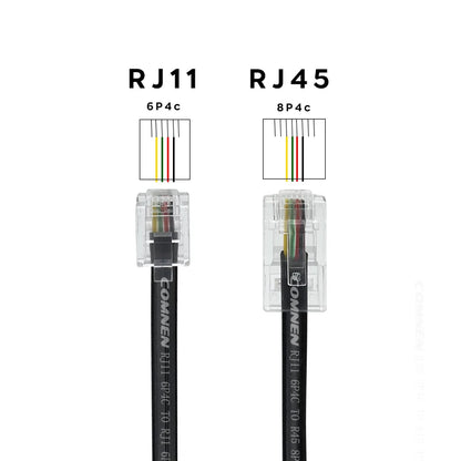 COMNEN RJ11 to RJ45 Telephone Data Cable
