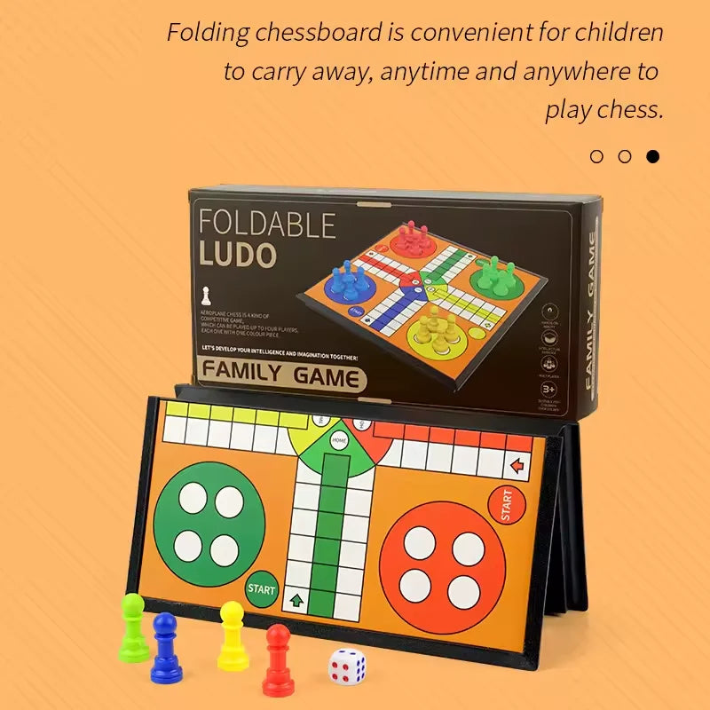 Foldable Ludo Board Game Set