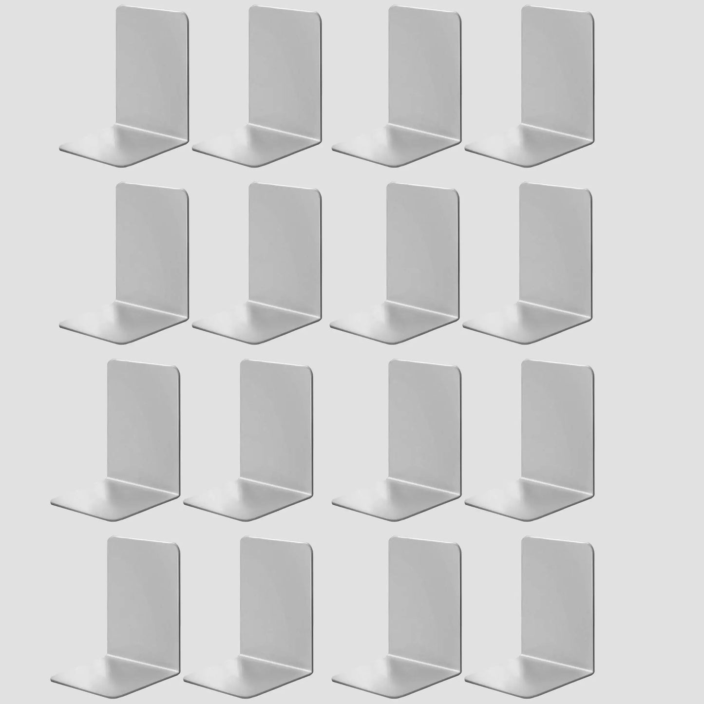 Clear Acrylic Bookends Set