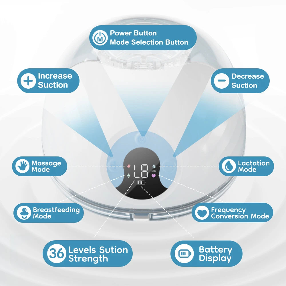 Wearable Hands-Free Electric Breast Pump
