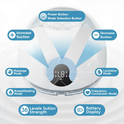 Wearable Hands-Free Electric Breast Pump
