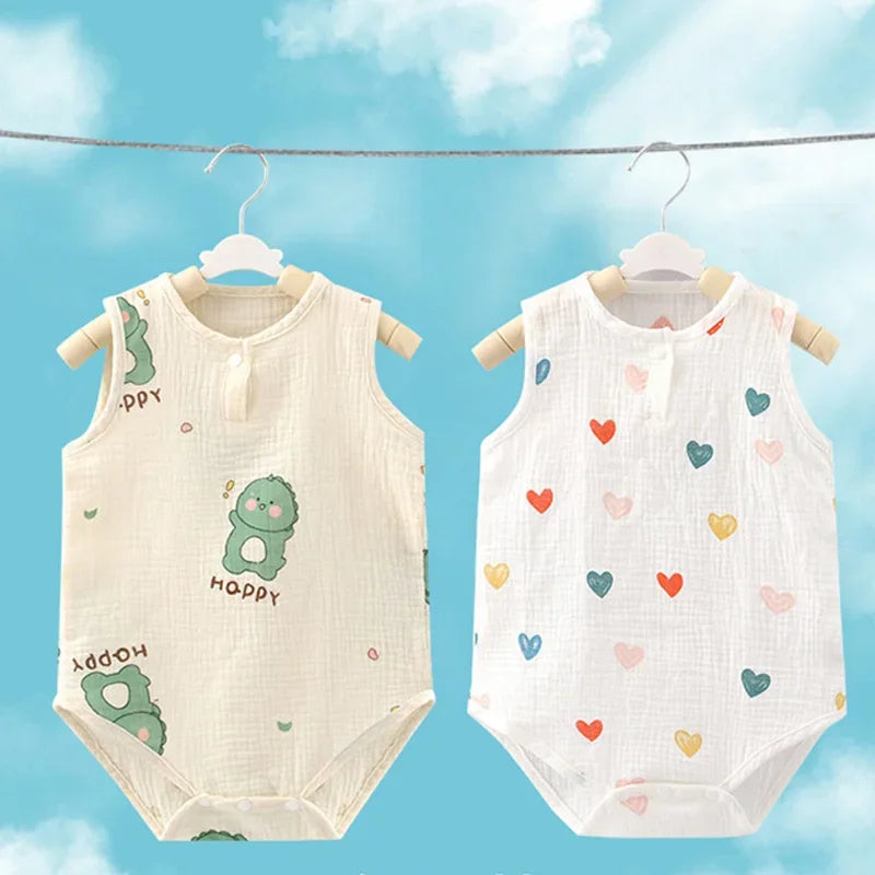 Cute Cartoon Baby Bodysuit