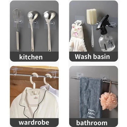 1-10 Multifunctional Wall Mounted Round Hooks