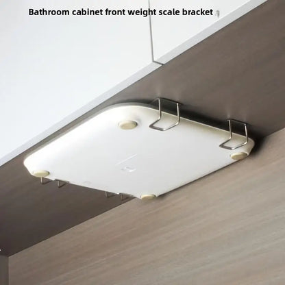 Wall-Mounted Weight Scale Storage Rack