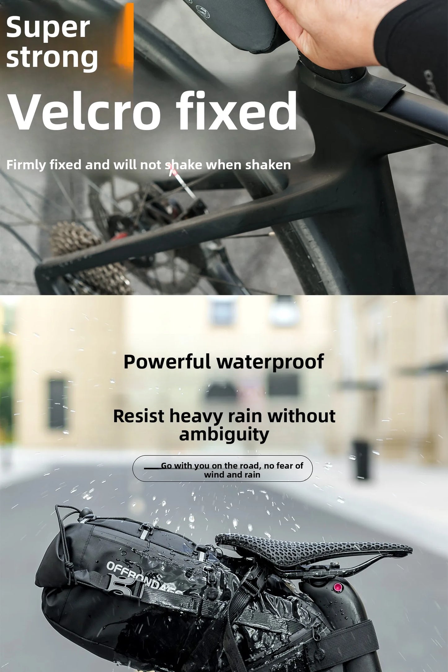 Waterproof Bicycle Saddle Bag 15L