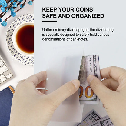 A6 & A7 Loose Leaf Binder Dividers with Cash Envelopes