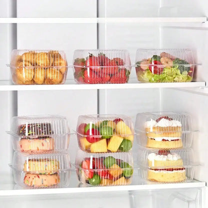 Clear Square Dessert & Food Containers