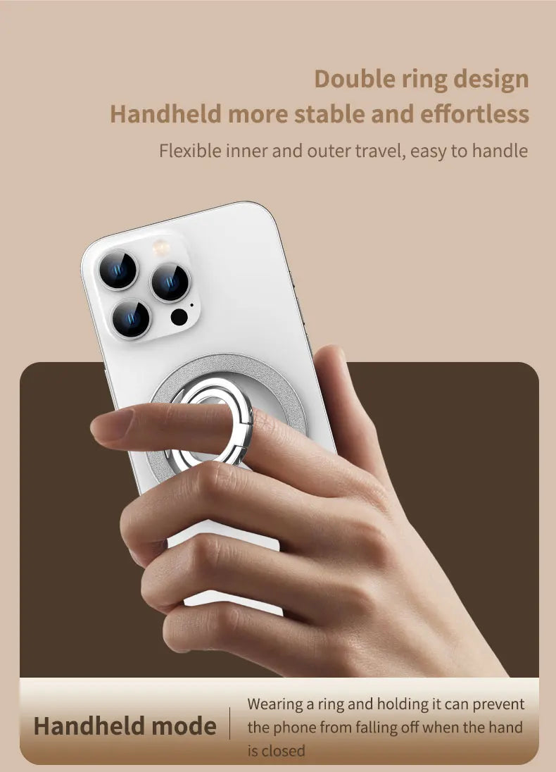 Magnetic Folding Phone Ring Holder